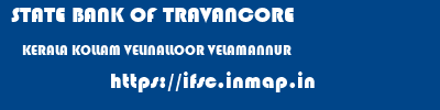 STATE BANK OF TRAVANCORE  KERALA KOLLAM VELINALLOOR VELAMANNUR  ifsc code